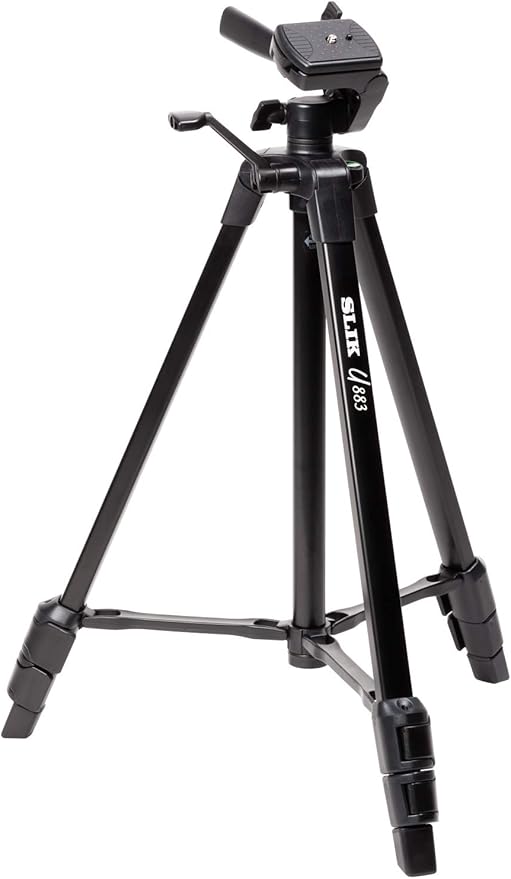 slik 三脚架 u883/u884 大型杠杆锁 23mm管径 3路云台 快装板式 *大